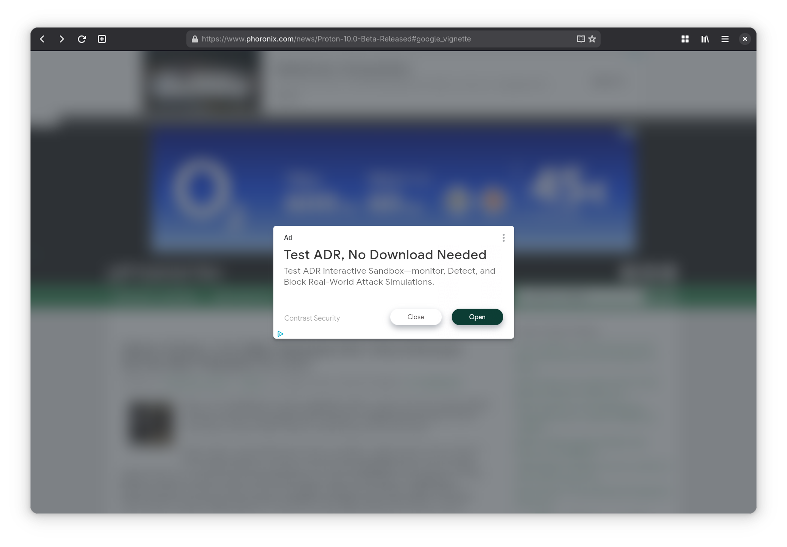 Popup publicitario