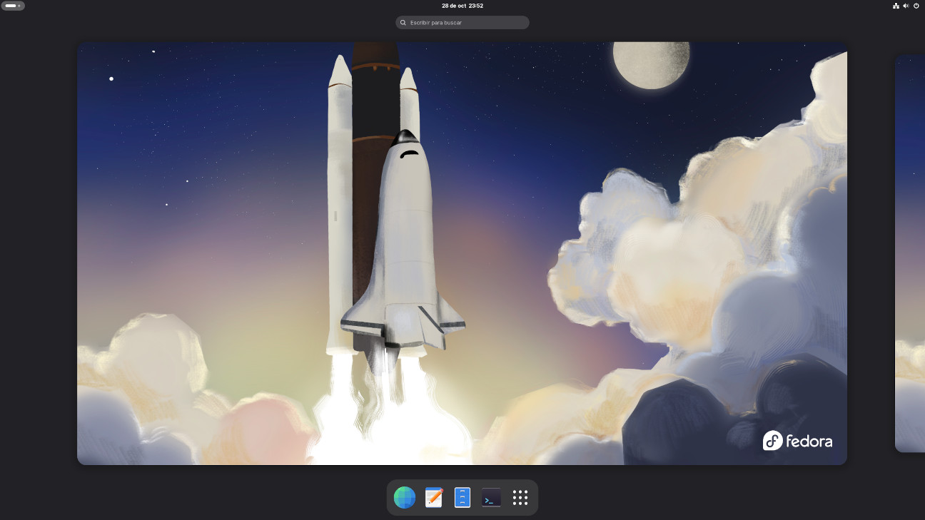 Escritorio Fedora 43