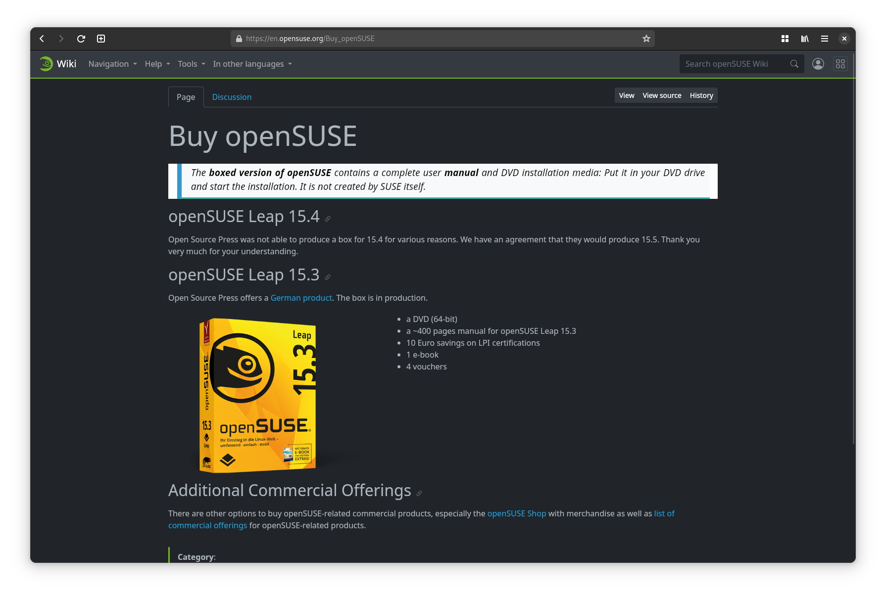 Buy OpenSuse